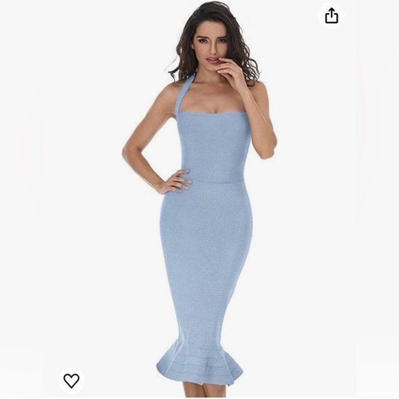 Who in shop Blue dress size medium - Picture 1 of 4